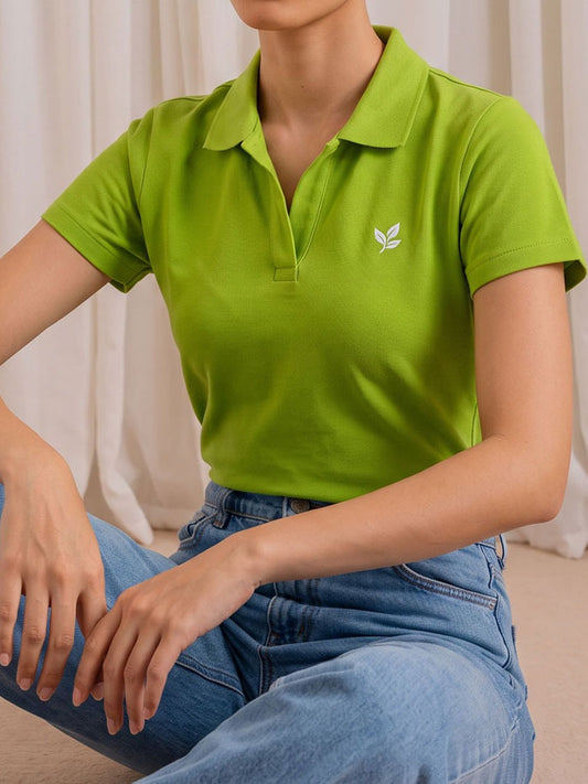 Elara Polo Tee-Green