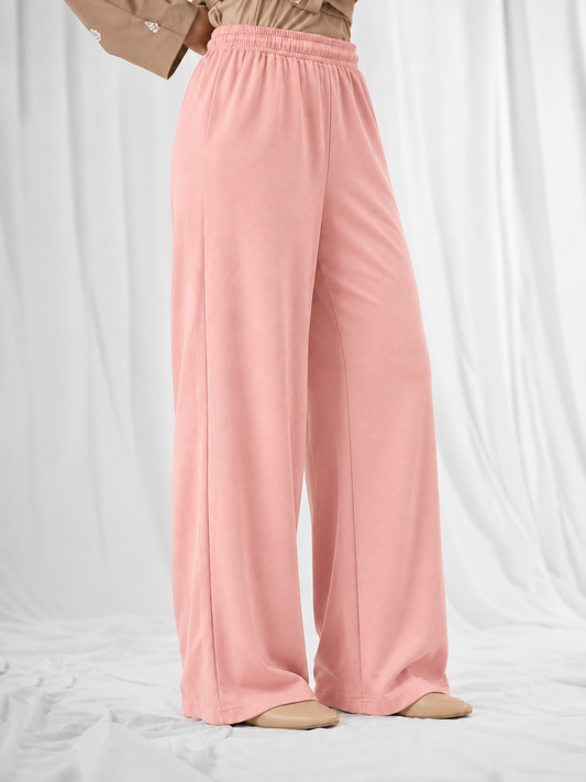 SoftWave Trouser-Blush Pink