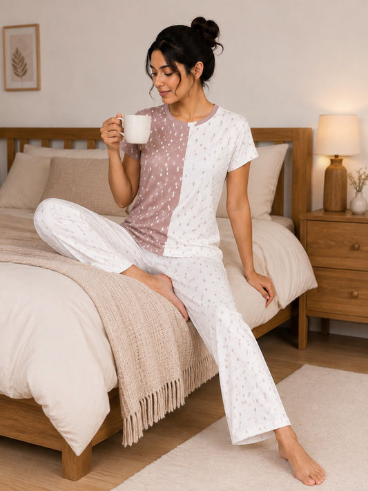 Luna Split Set-Beige